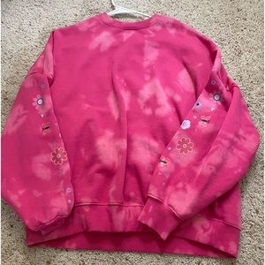 super cute pink tyedye pacsun crewneck!!